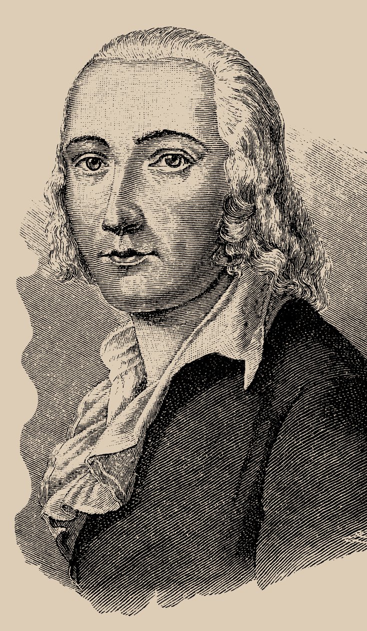 Friedrich Hölderlin 1770-1843. od Unbekannt