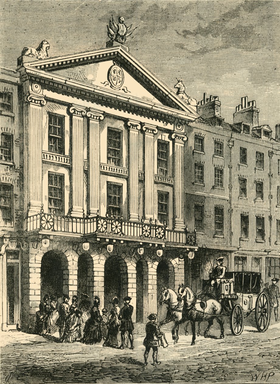 Front of Old Drury Lane Theatre, 1881. od Unbekannt