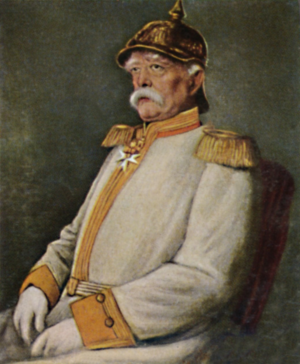 Fürst Bismarck 1815-1898. - Gemälde von Lenbach, 1934. od Unbekannt