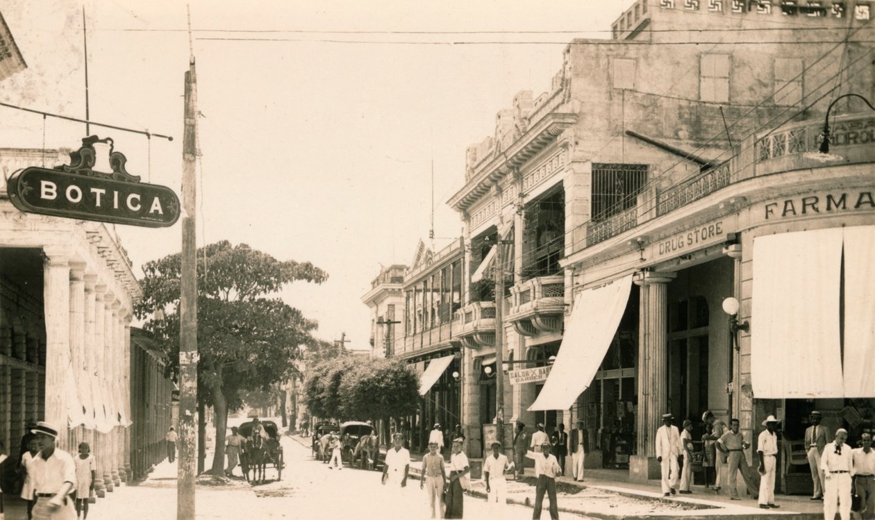 Garcia Street, Guantánamo, Kuba, c1900 od Unbekannt