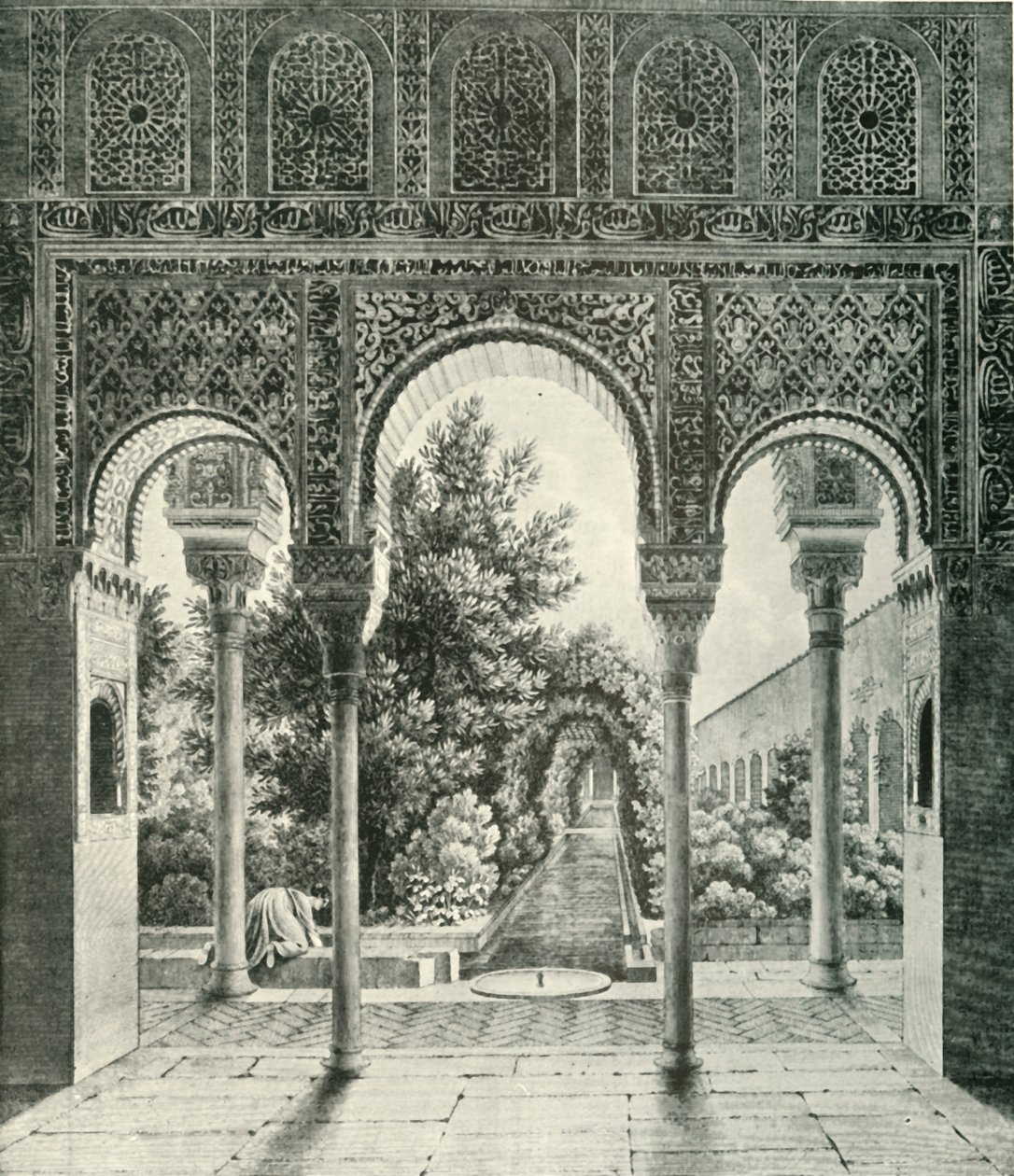Zahrada Generalife, 19. století, 1907. od Unbekannt