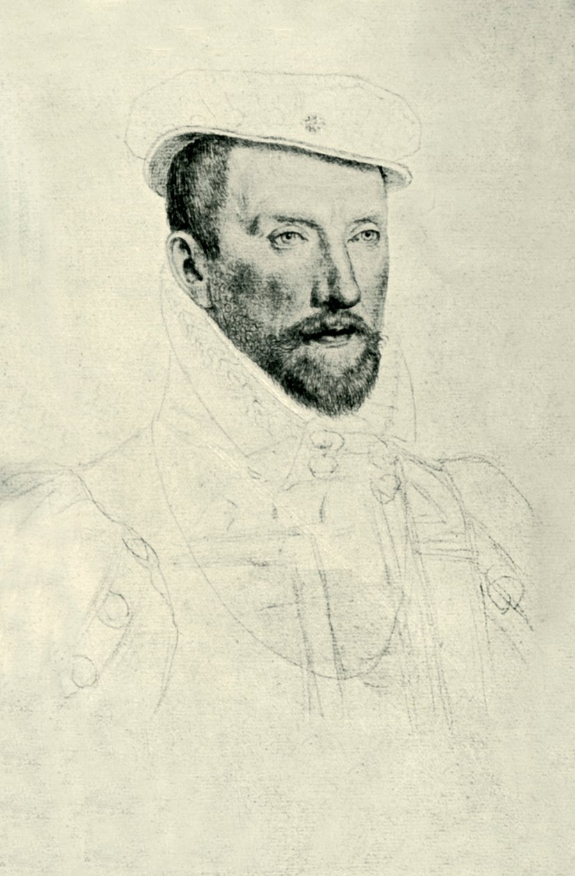 Gaspard II de Coligny, c1565-1570, 1907. od Unbekannt