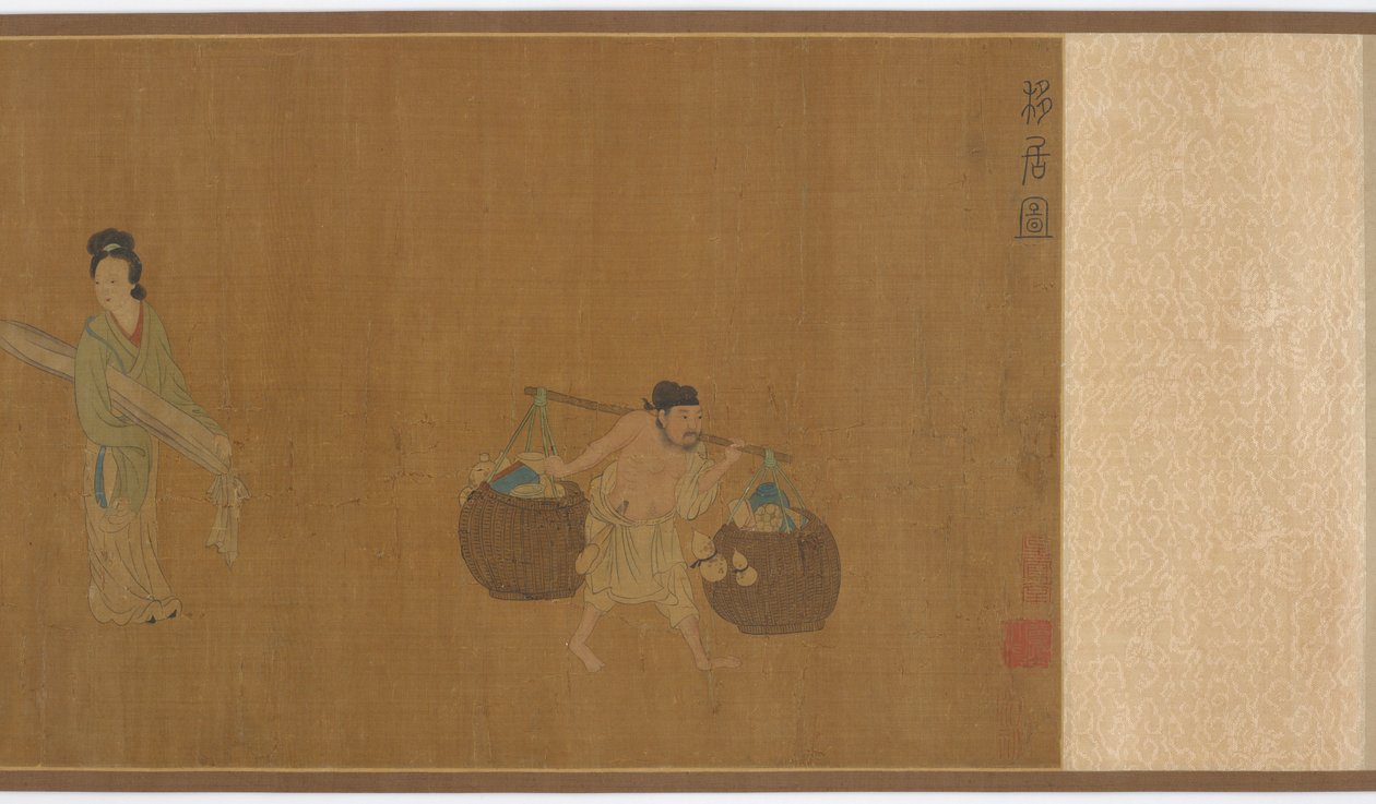 Ge Hong Moving House, dynastie Ming, 16. století. od Unbekannt