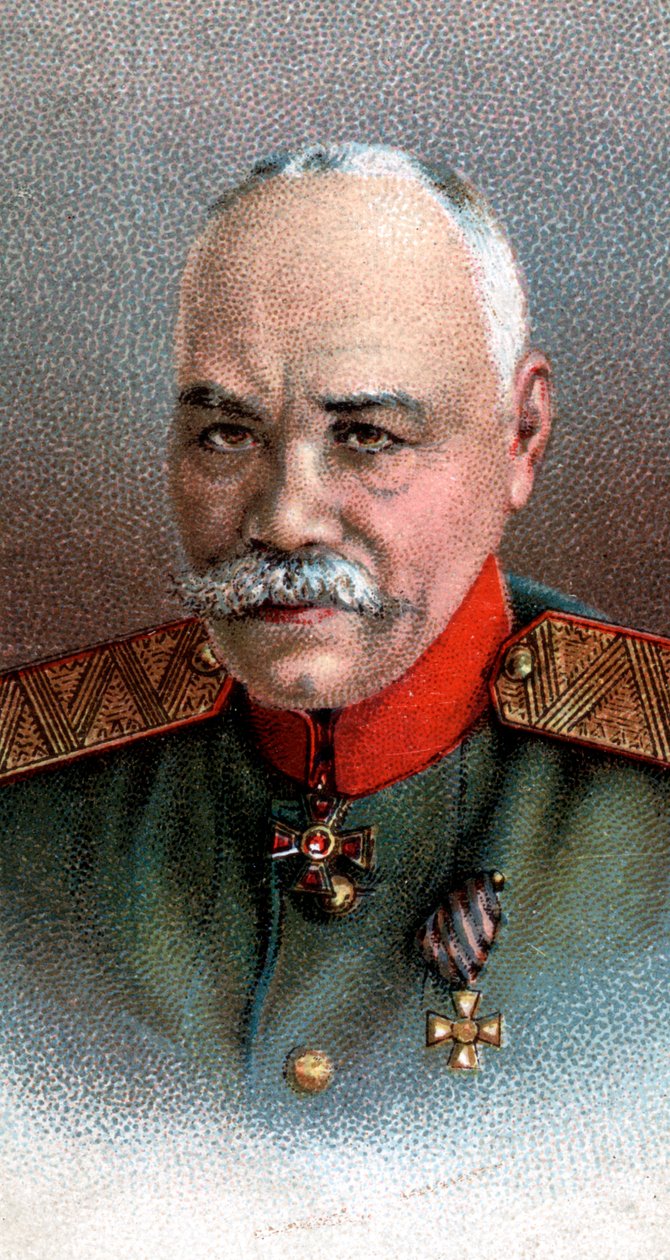 Generál Michail Vasilevič Alexejev 1857-1918, ruský voják, 1917 od Unbekannt