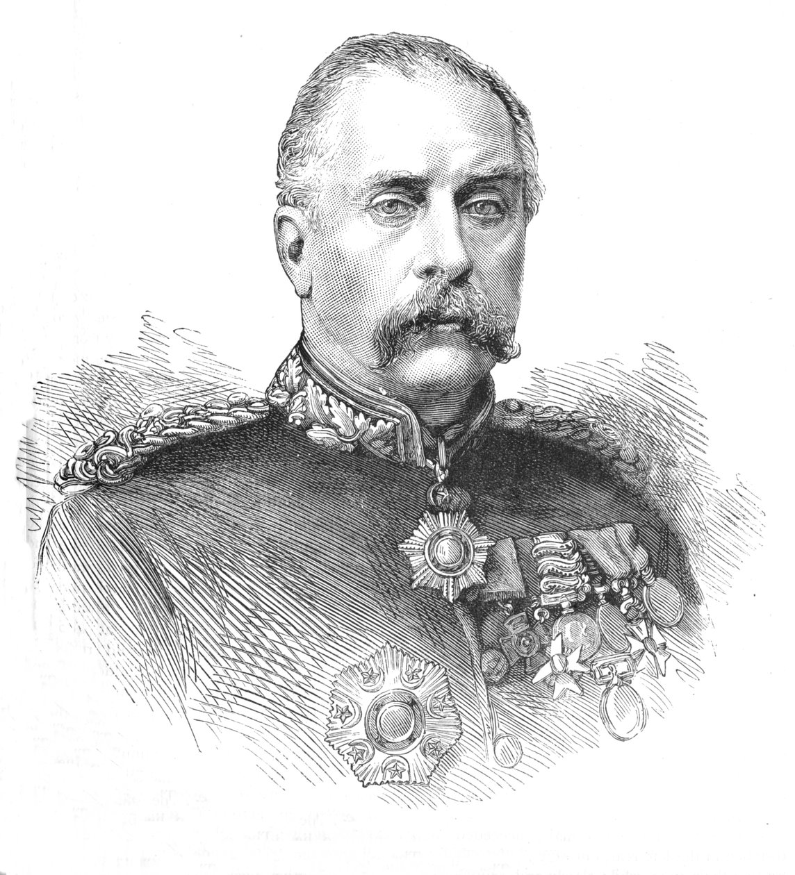 Generál sir Gerald Graham, c1881-85 od Unbekannt