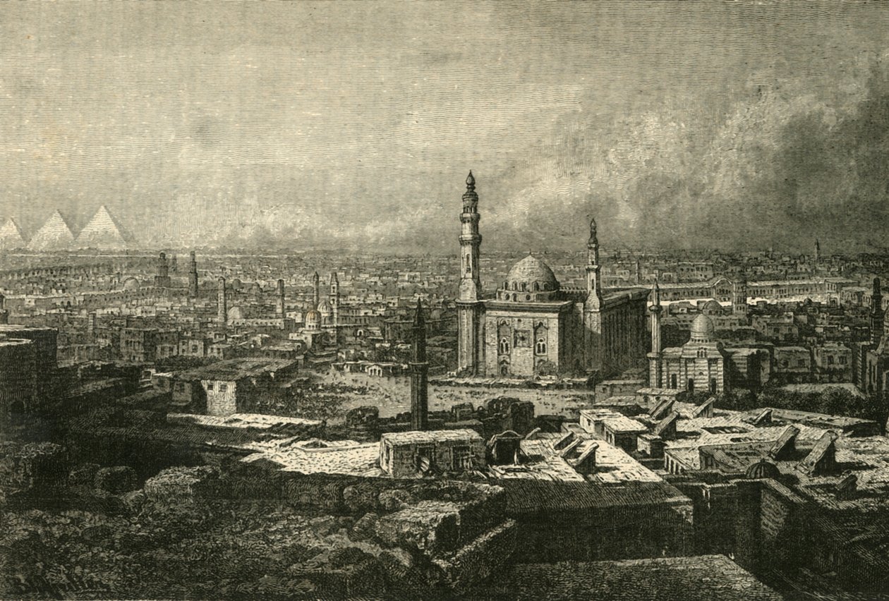 Celkový pohled na Káhiru, 1890. od Unbekannt