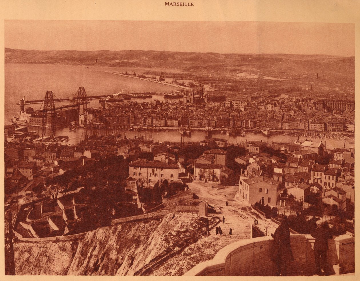 Celkový pohled na Marseille, 1930. od Unbekannt
