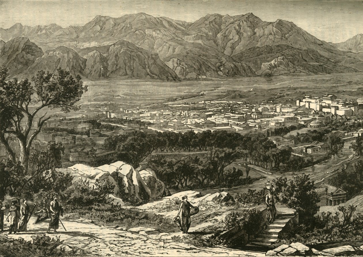 Celkový pohled na Spartu, restaurováno, 1890. od Unbekannt