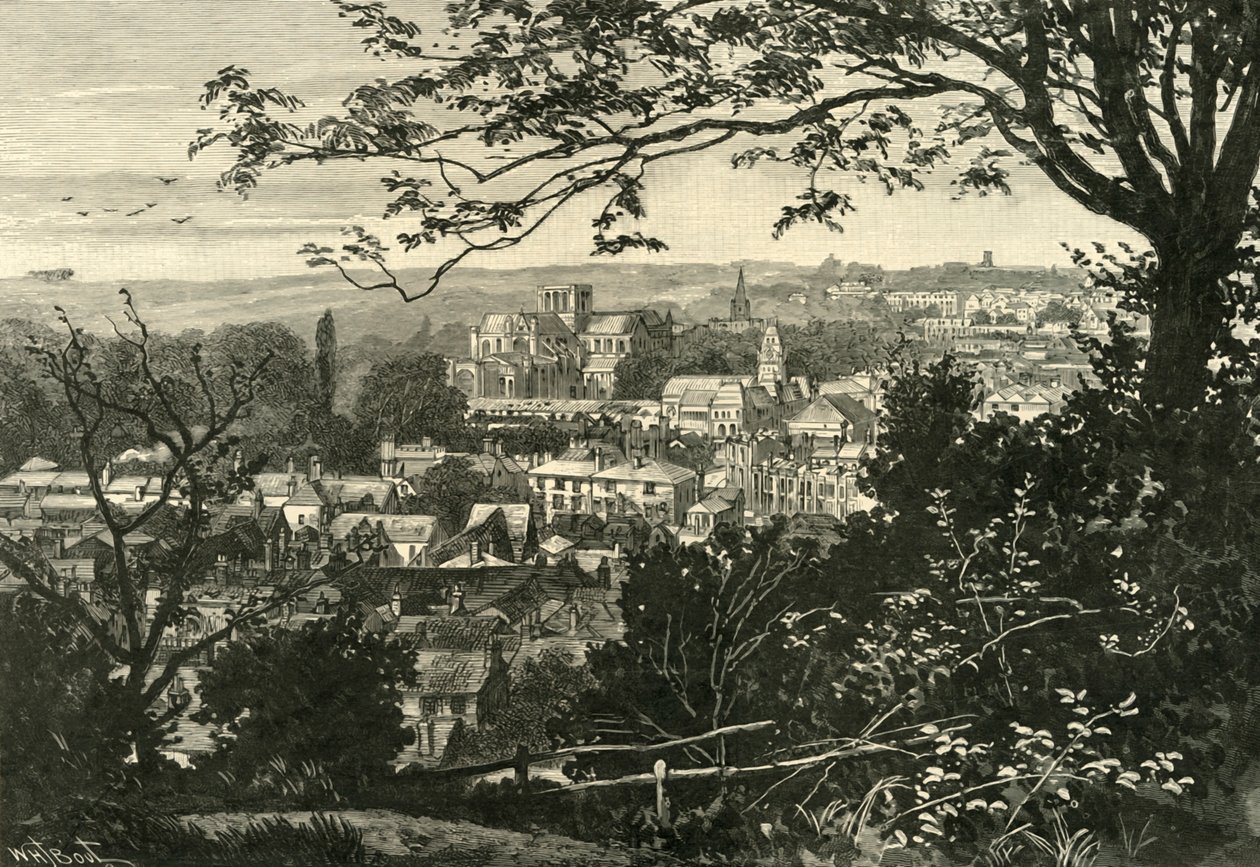 Celkový pohled na Winchester, 1898. od Unbekannt