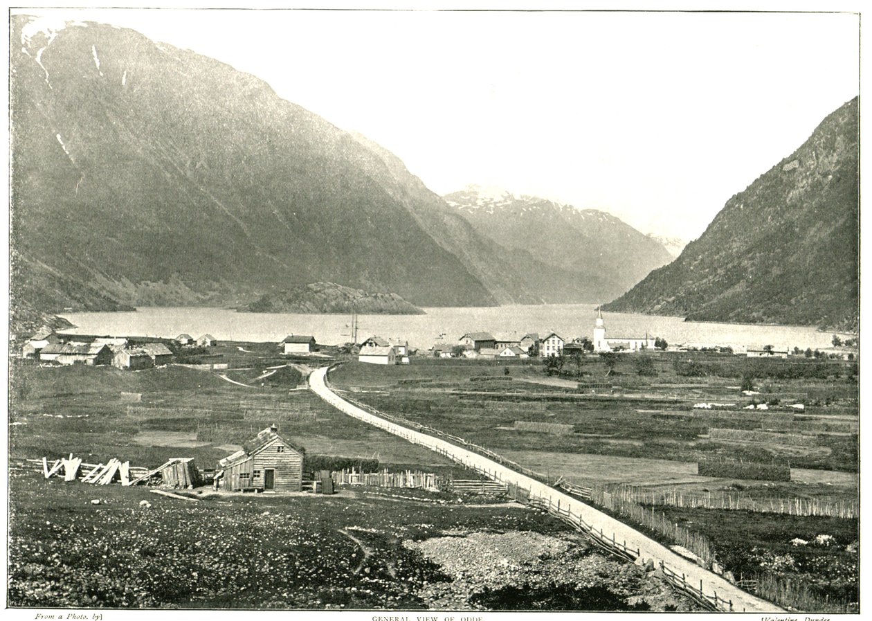 Celkový pohled, Odde, Norsko, 1895. od Unbekannt