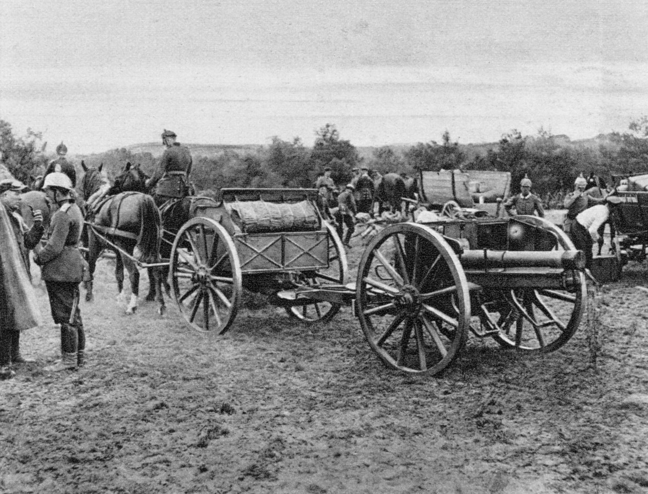 Německé dělostřelectvo, první světová válka, 1915 od Unbekannt