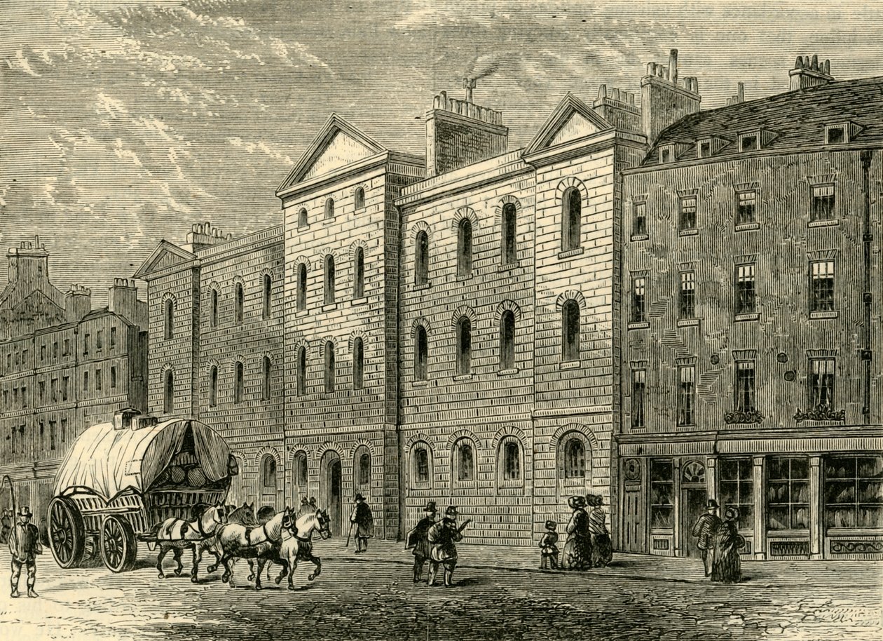 Giltspur Street Compter, 1840, c1872. od Unbekannt