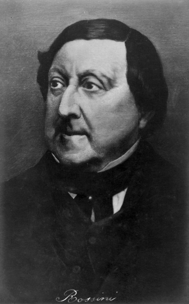 Gioachino Rossini 1792-1868, italský skladatel, 20. století od Unbekannt