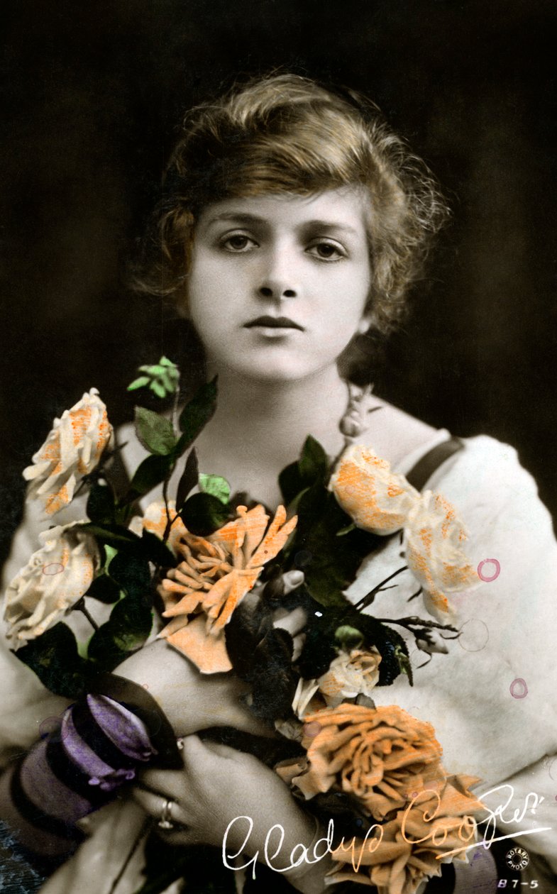 Gladys Cooper 1888-1971, anglická herečka, začátek 20. století od Unbekannt