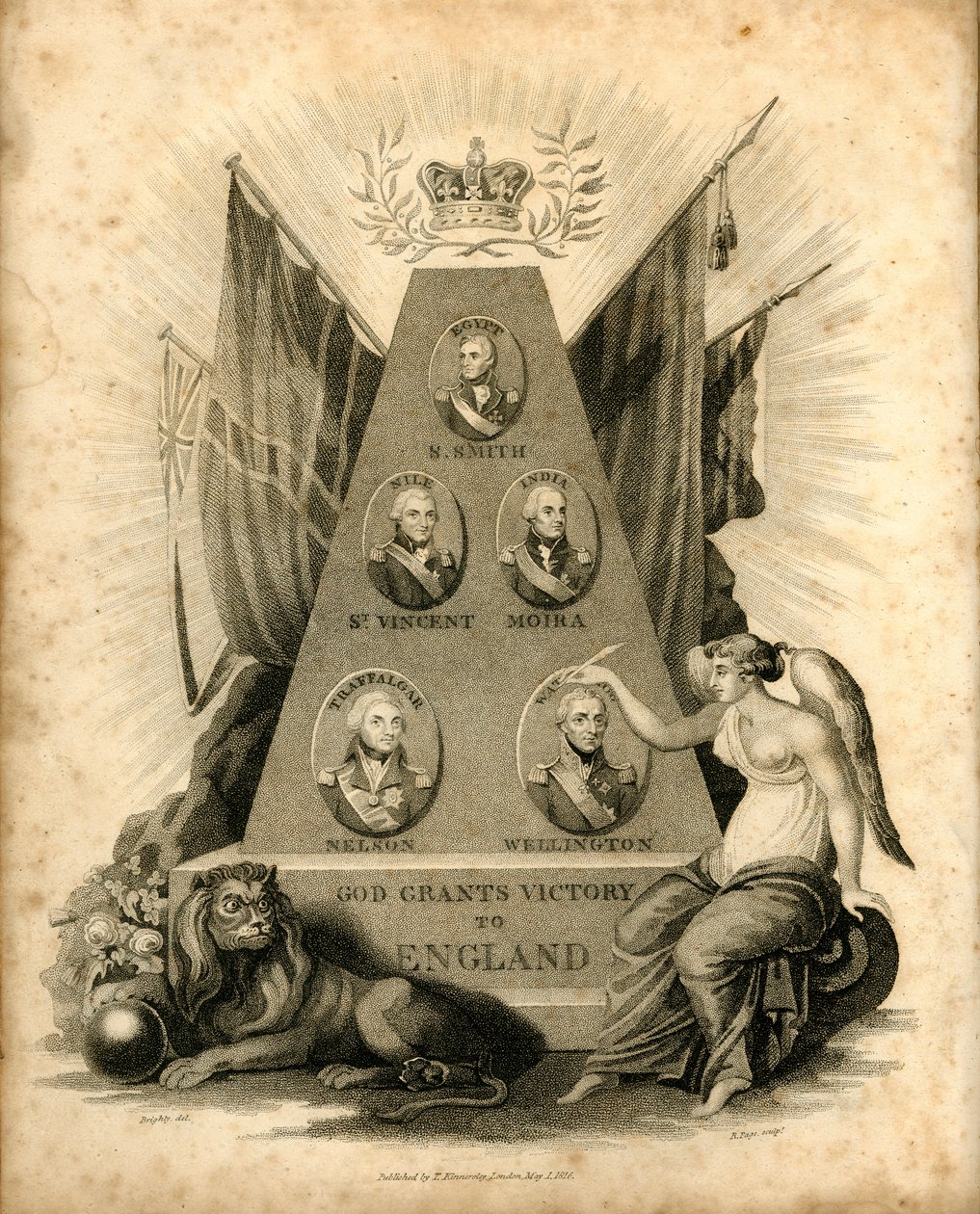 Bůh dává vítězství Anglii, 1816. od Unbekannt