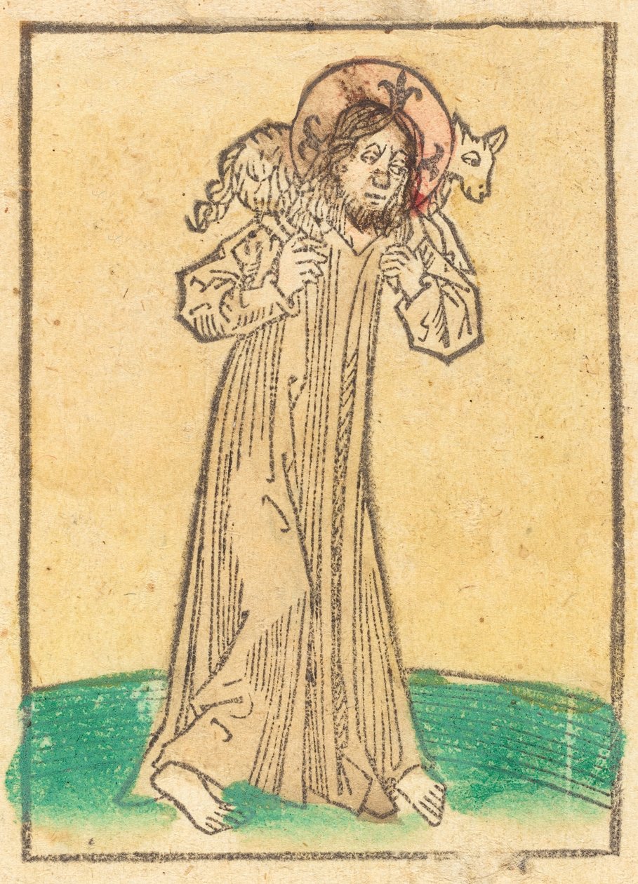 Dobrý pastýř, c. 1480. od Unbekannt