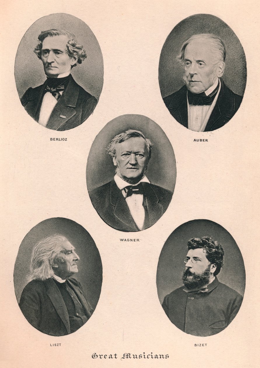 Velcí hudebníci - Talíř II., 1895 od Unbekannt