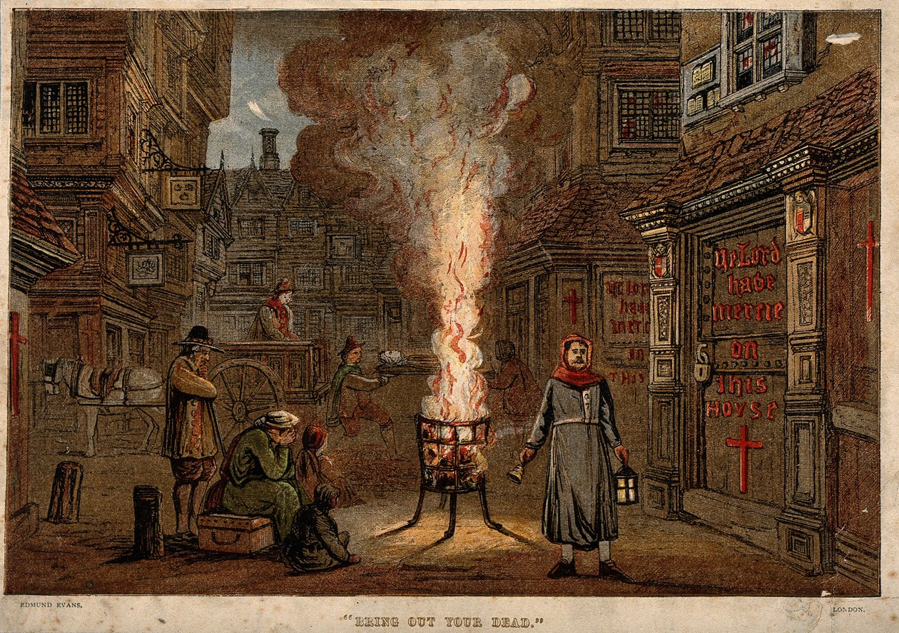Velký mor v Londýně, 1665 od Unbekannt