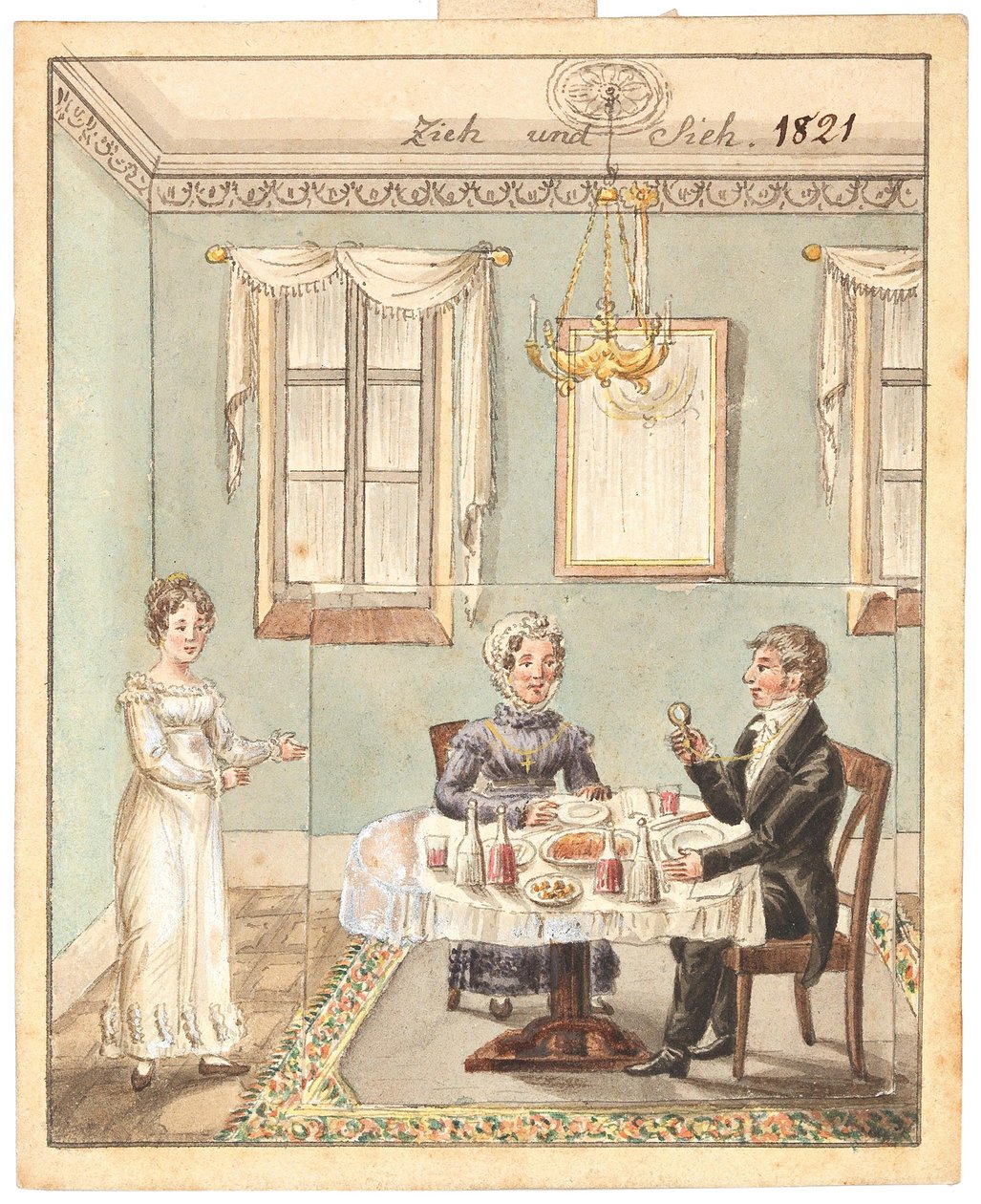 Blahopřání, 1821. od Unbekannt