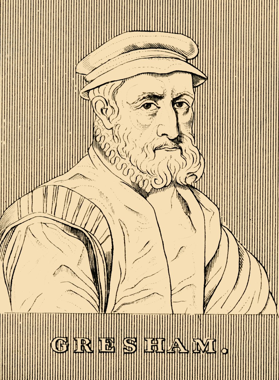 Gresham, c1519-1579, 1830. od Unbekannt
