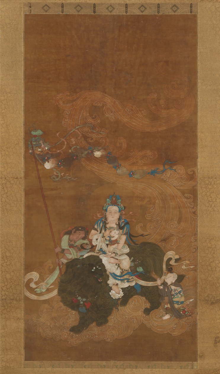 Guanyin, nositel synů, konec 16. století. od Unbekannt