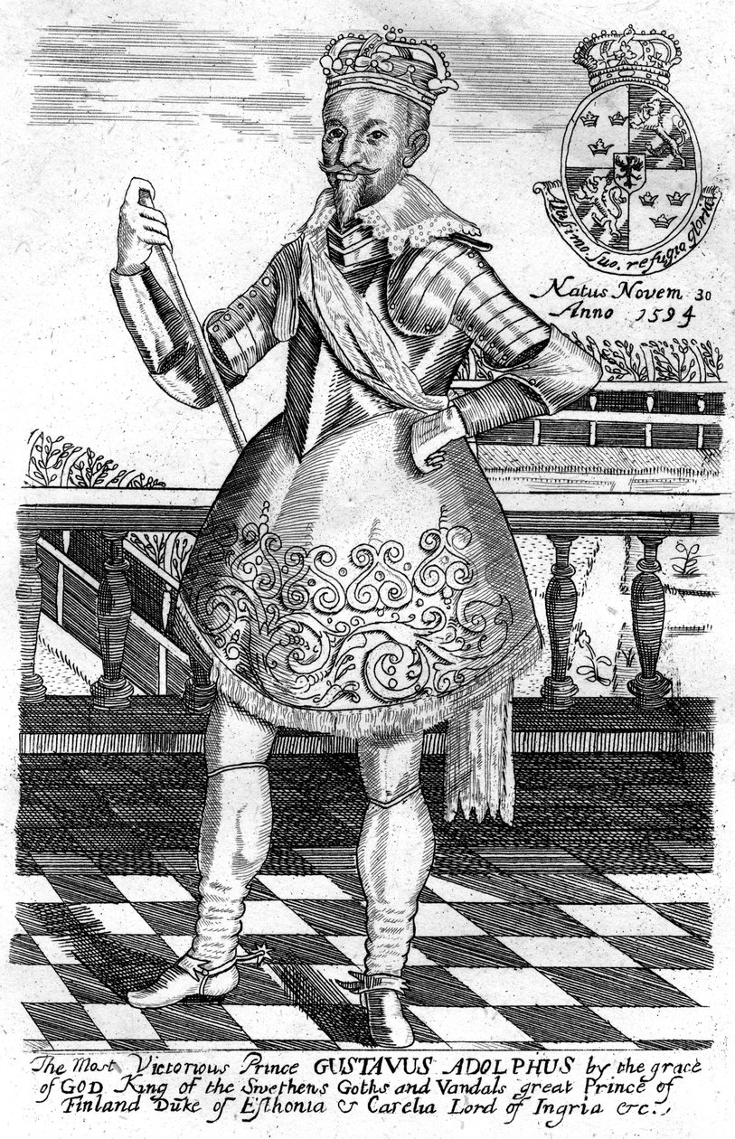 Gustavus Adolphus, král švédský od Unbekannt