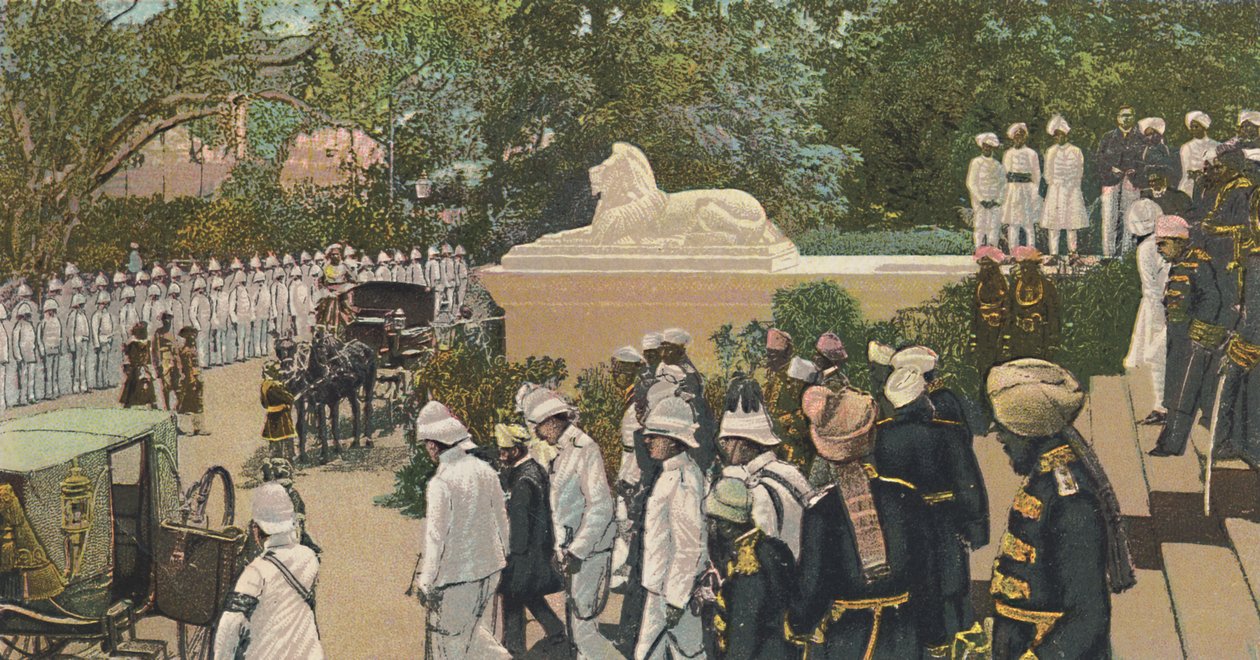 H. H. The Nizam Leaving The Residency, Hyderabad, c1900. od Unbekannt