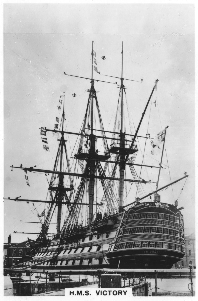 HMS Victory, Portsmouth, Hampshire, 1936 od Unbekannt