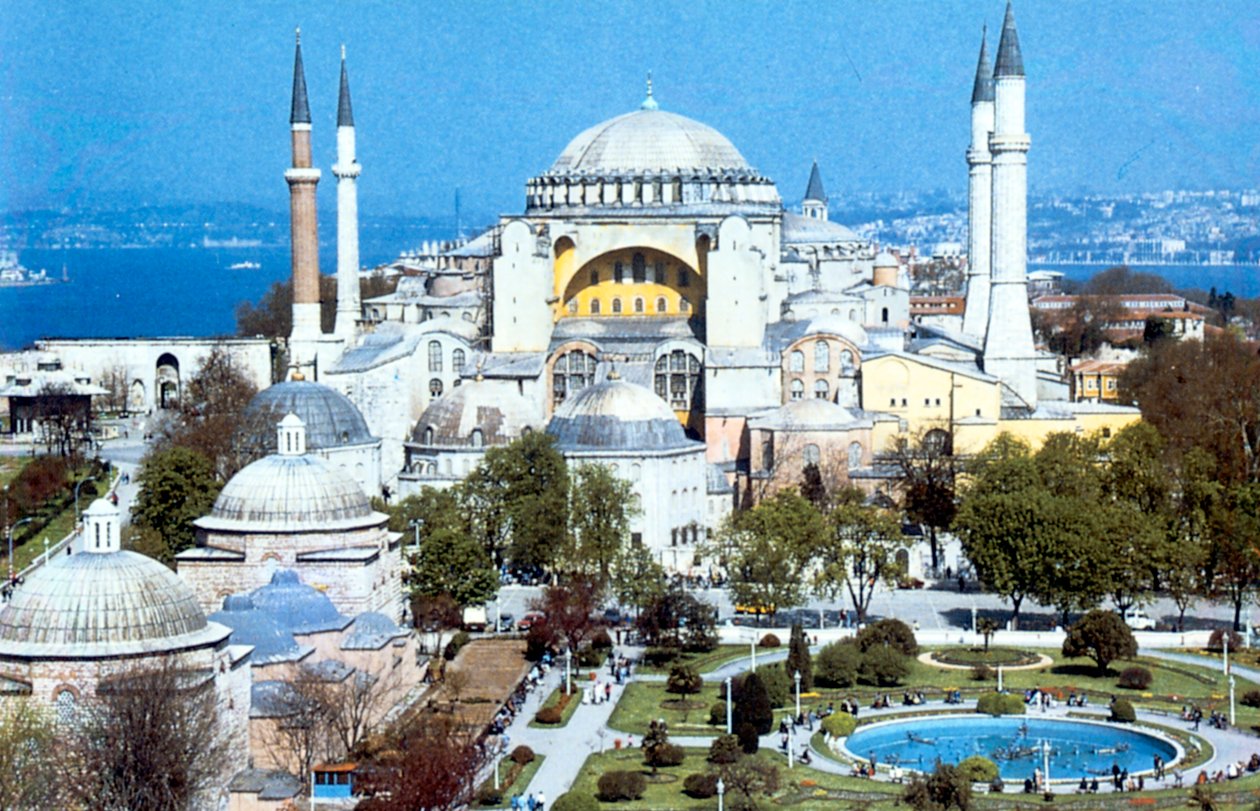 Hagia Sophia, Istanbul Konstantinopol, Turecko, 80. léta 20. století od Unbekannt