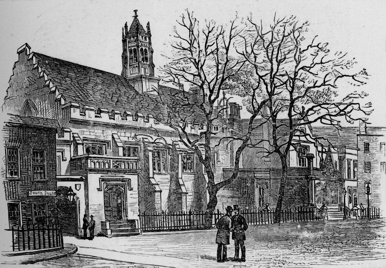 Hall and Library, Grays Inn, 1890 od Unbekannt