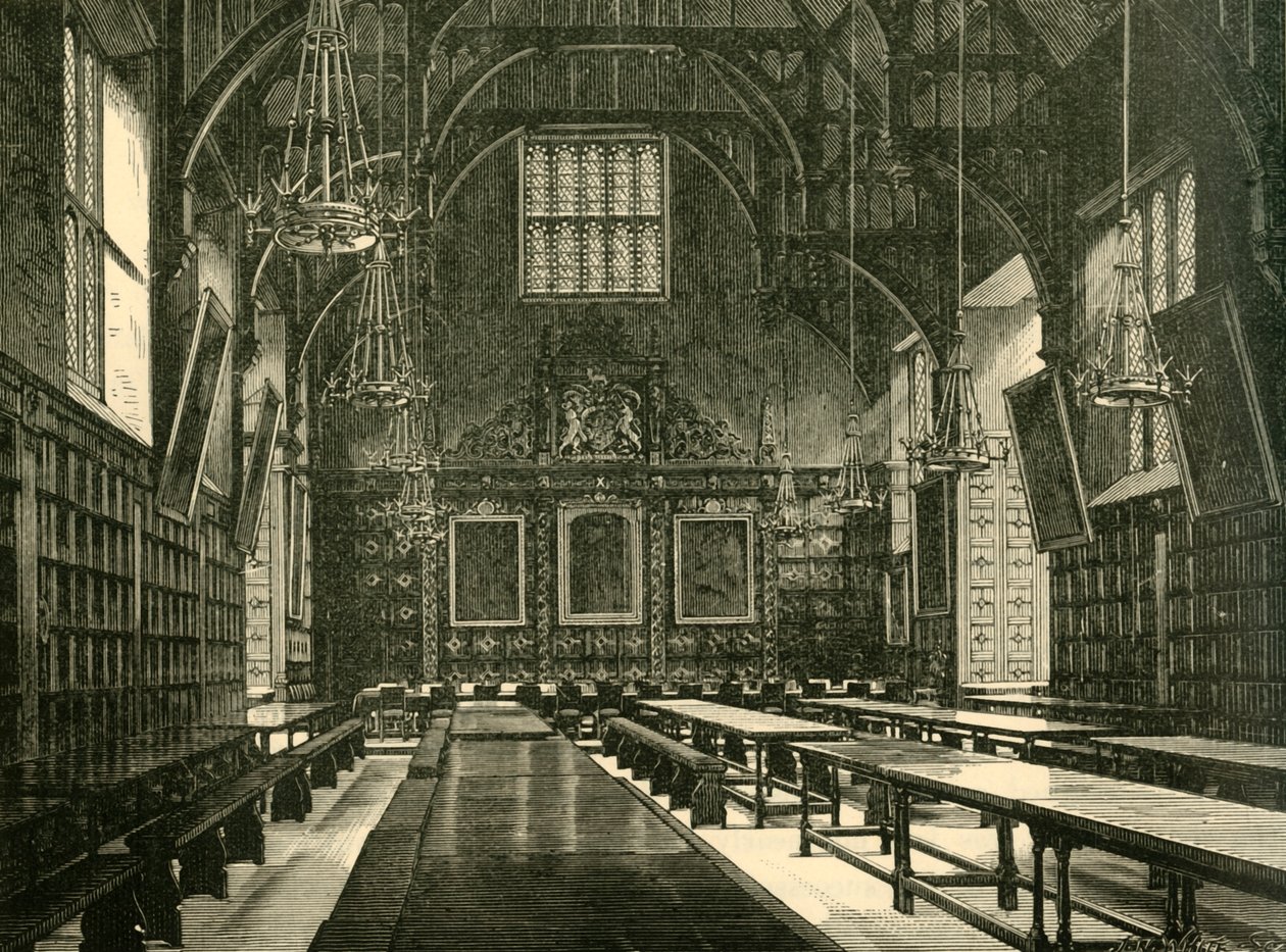 Hall of Trinity College, 1898. od Unbekannt