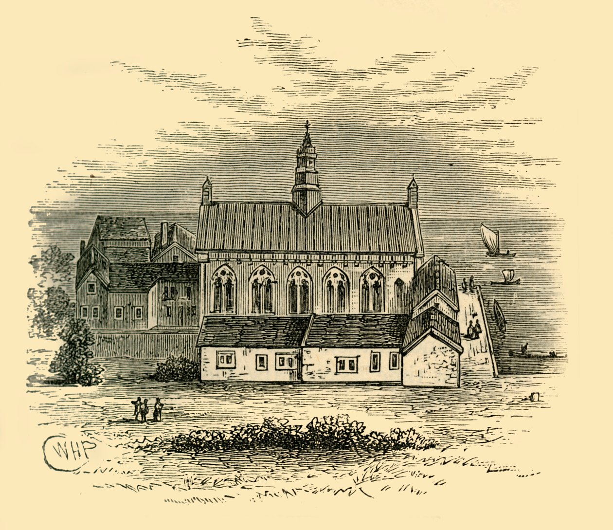 Hall of Winchester House, c1878. od Unbekannt