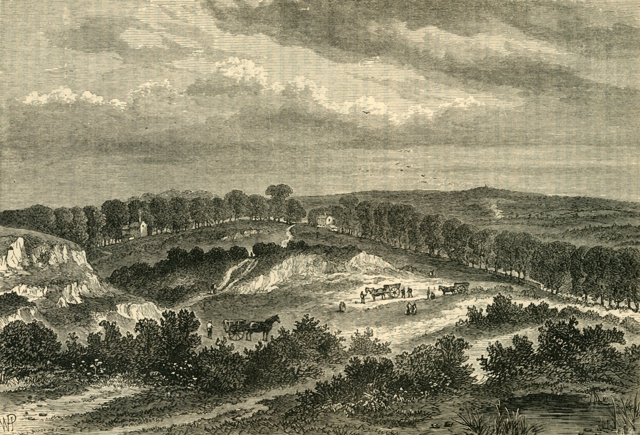 Hampstead Heath v roce 1840, c1876. od Unbekannt