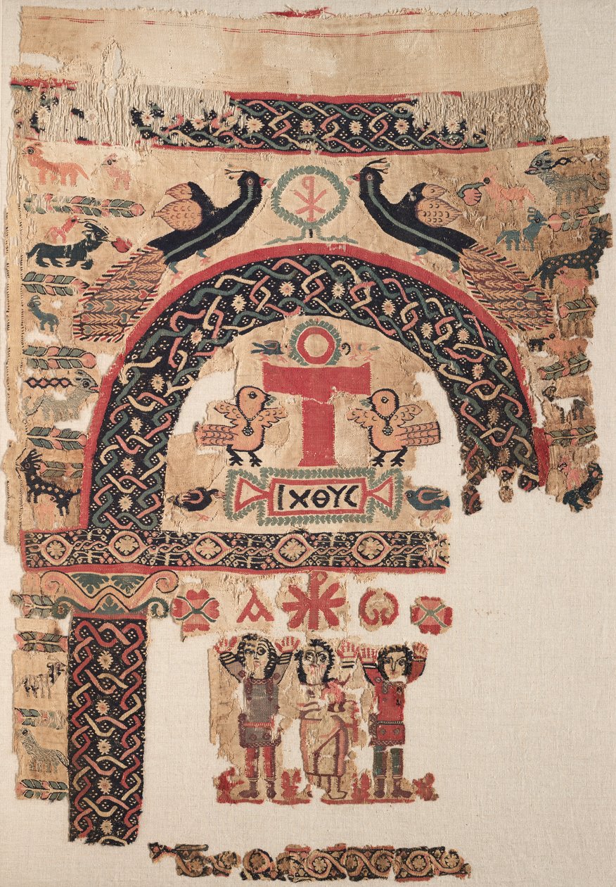 Hanging with Christian Images, 500s. od Unbekannt
