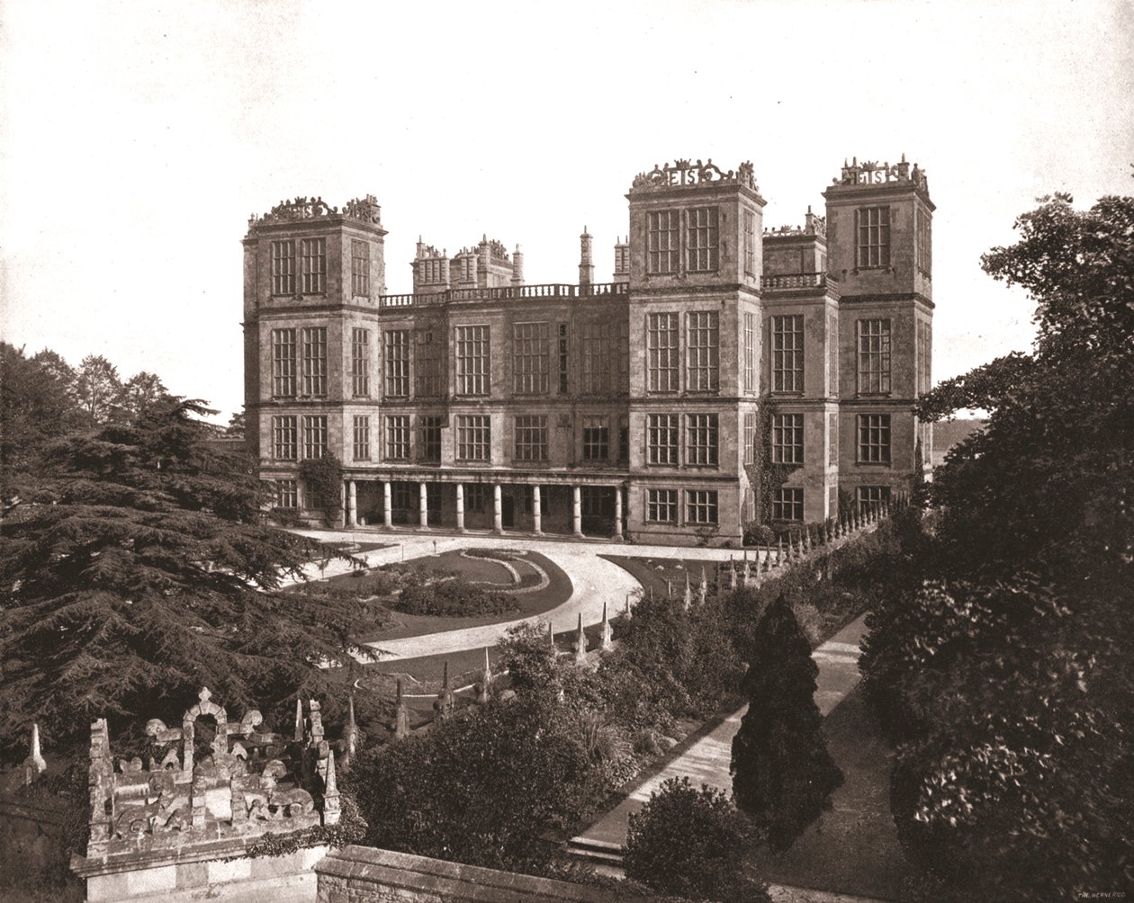 Hardwick Hall, Derbyshire, 1894. od Unbekannt