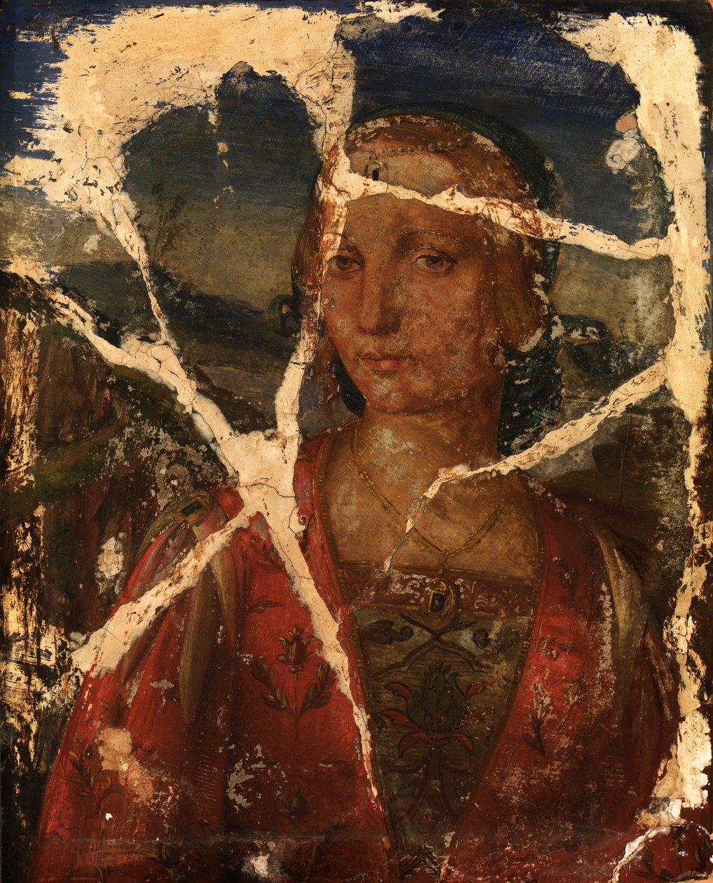 Hlava mladé ženy, 15. století. od Unbekannt
