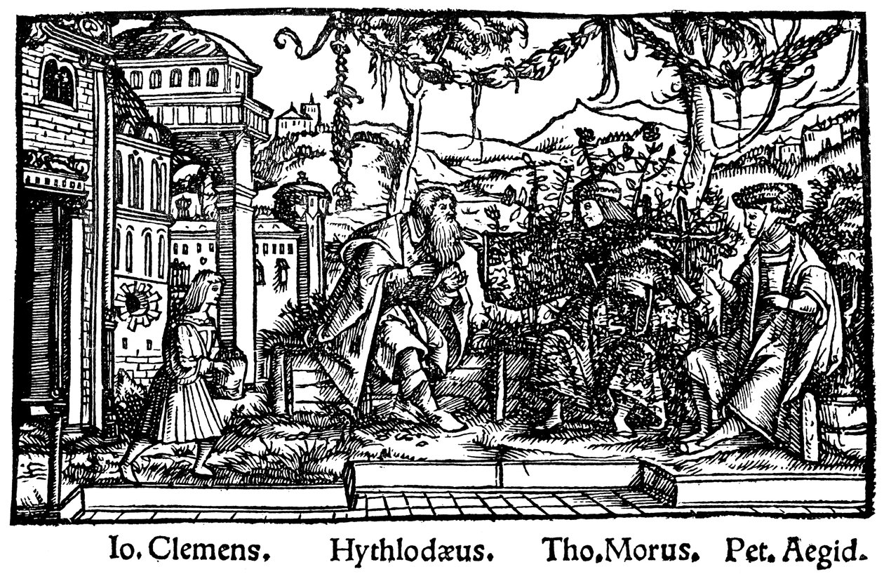 Čelenka z Utopie Thomase More, 1518 od Unbekannt