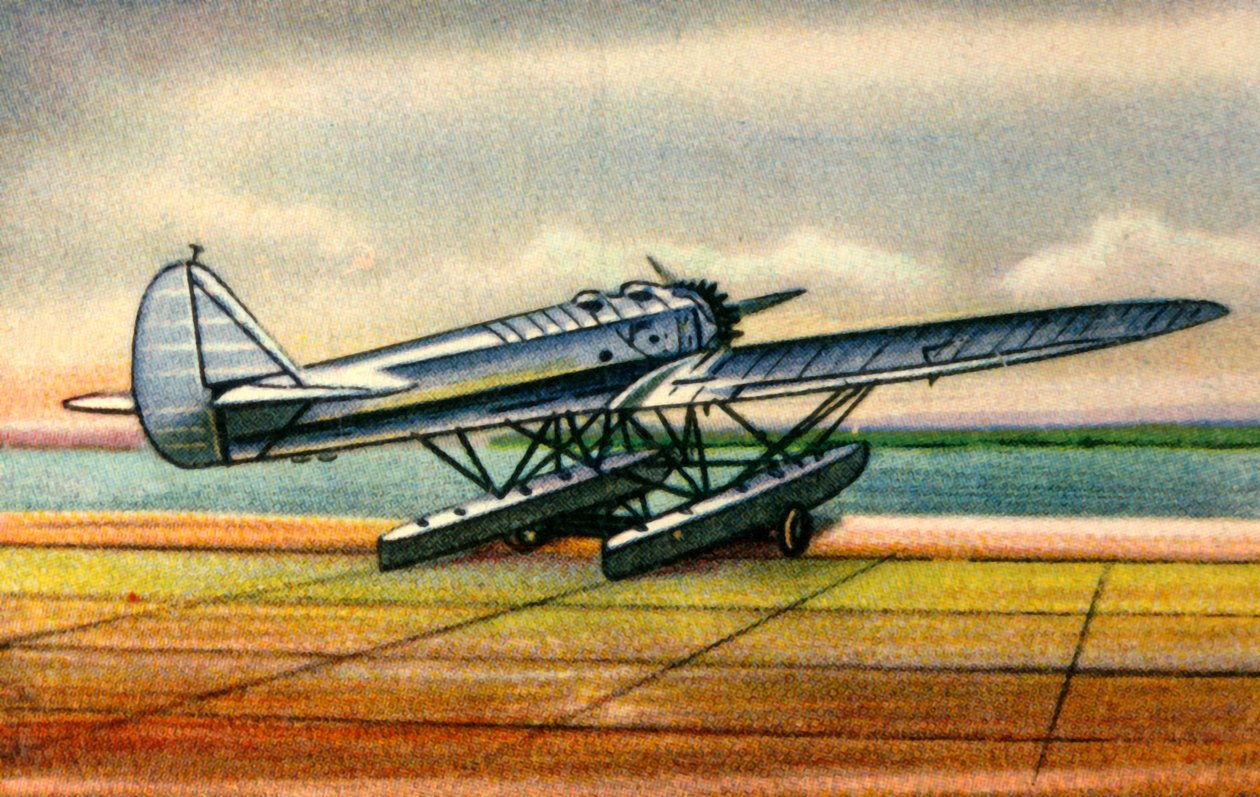 Hydroplán Heinkel He 12, 20. léta, 1932. od Unbekannt