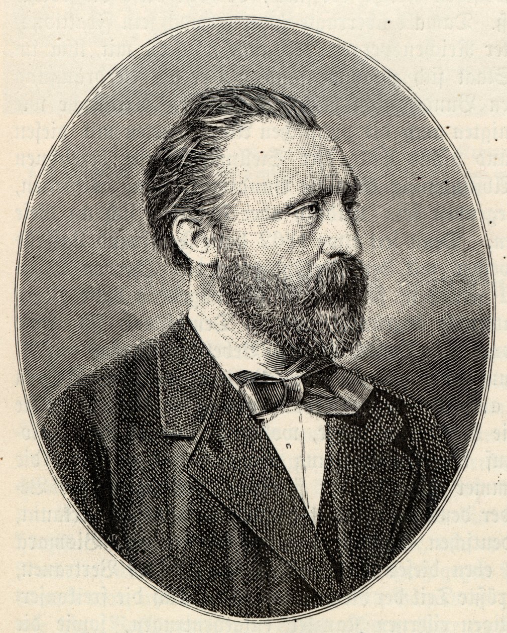 Heinrich von Stephan 1831-1897, generální ředitel pošty. od Unbekannt