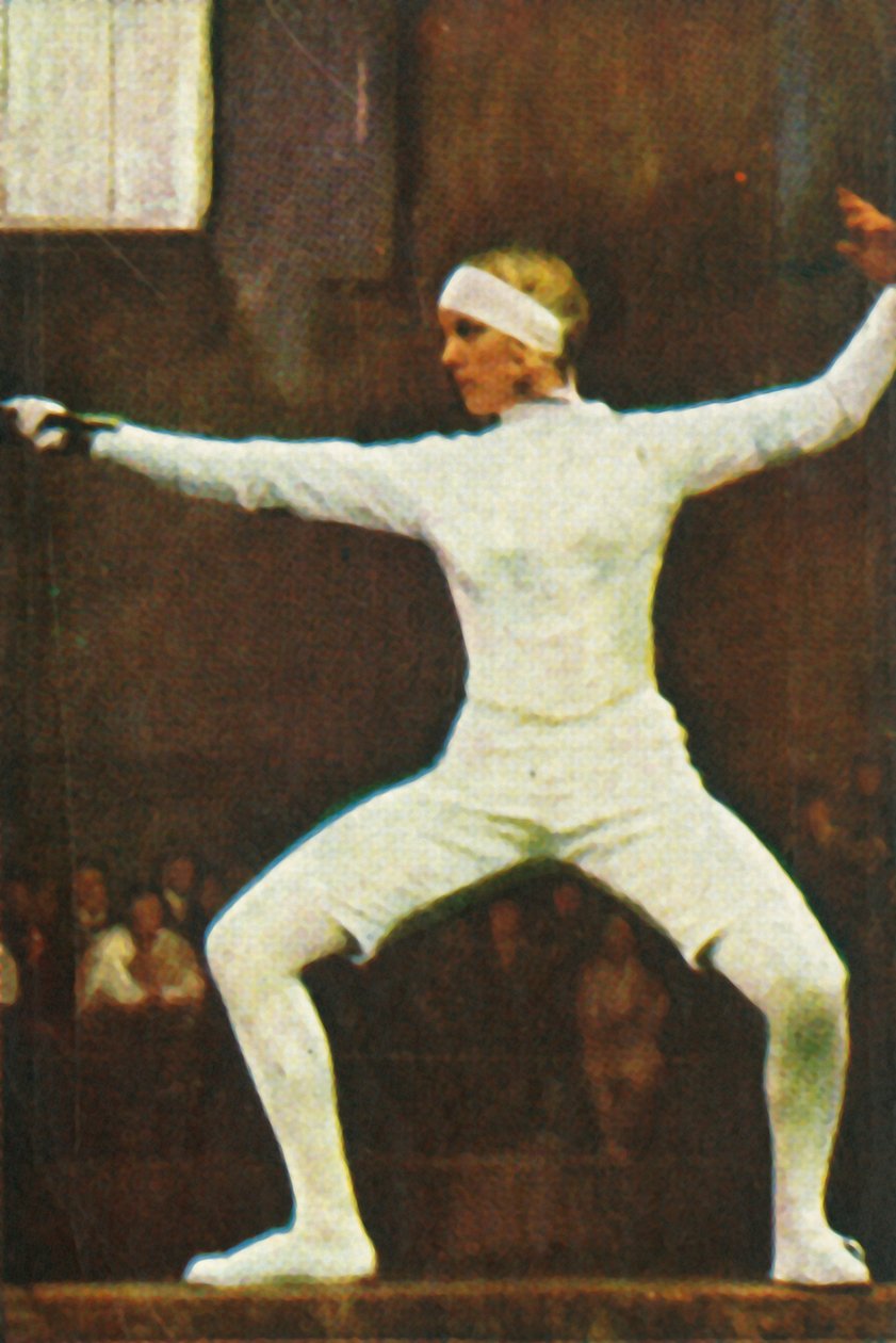 Helene Mayer, německá mistryně světa v šermu, 1928. od Unbekannt
