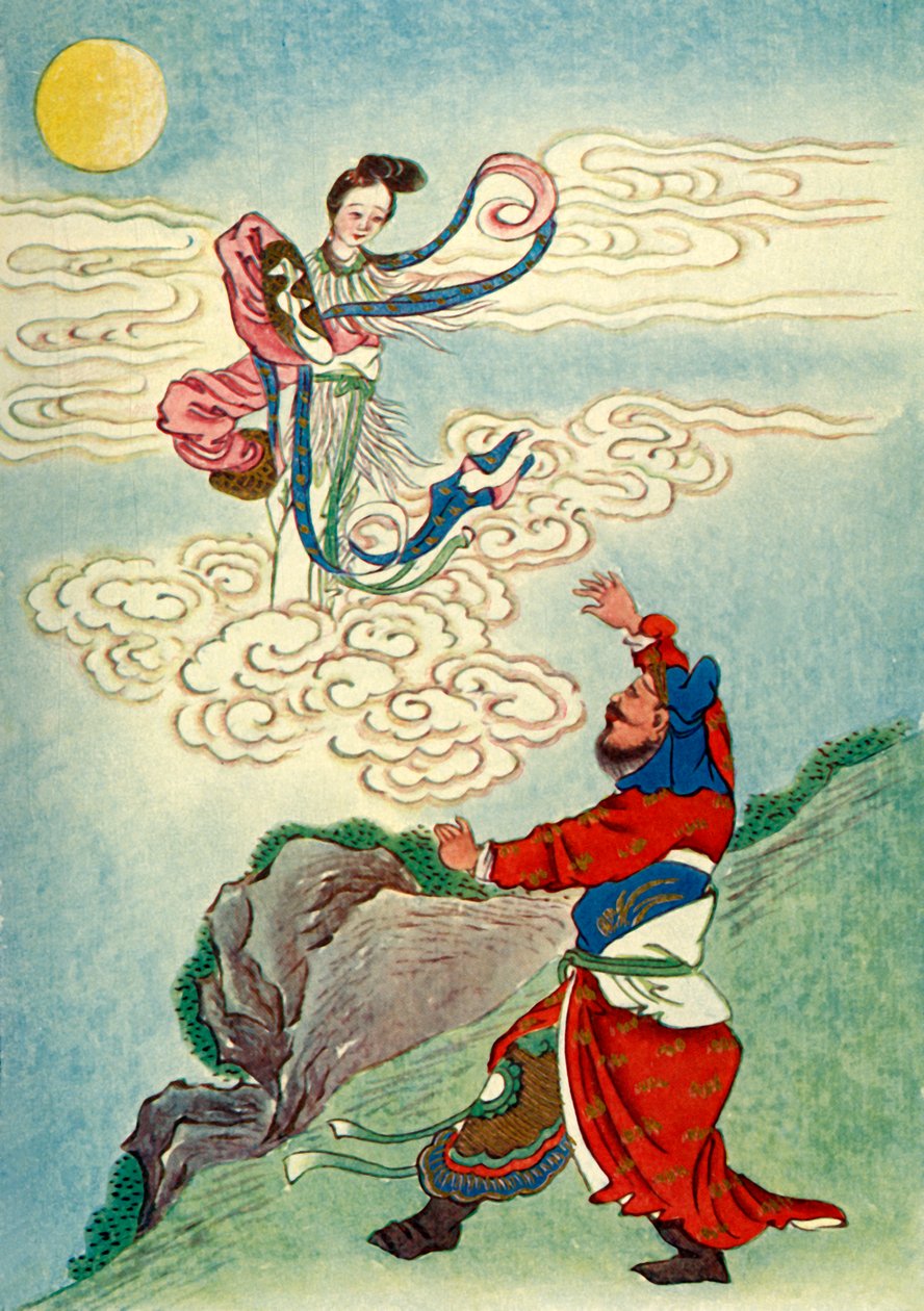 „Heng O letí na Měsíc“, 1922. od Unbekannt