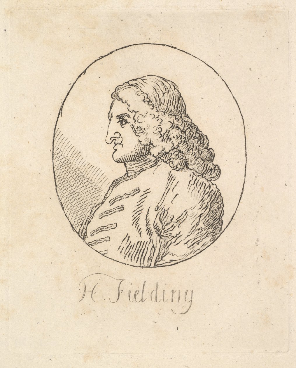 Henry Fielding, ca. 1835. od Unbekannt