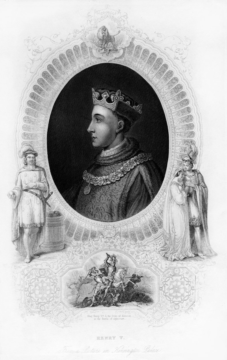 Jindřich V., anglický král, c1850 od Unbekannt