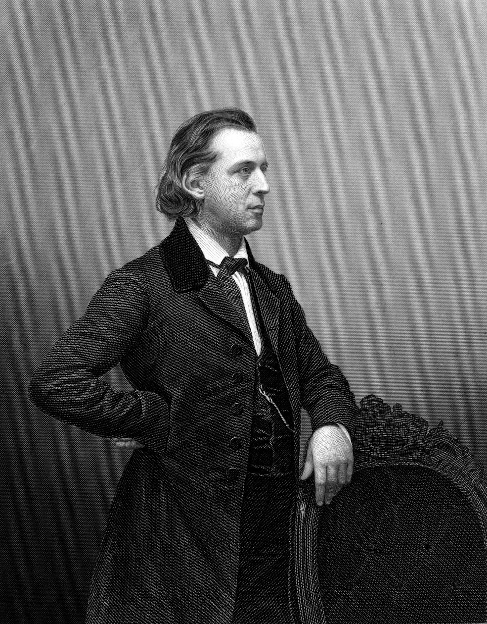 Henry Ward Beecher 1813-1887, americký kongregační ministr, c1861 od Unbekannt