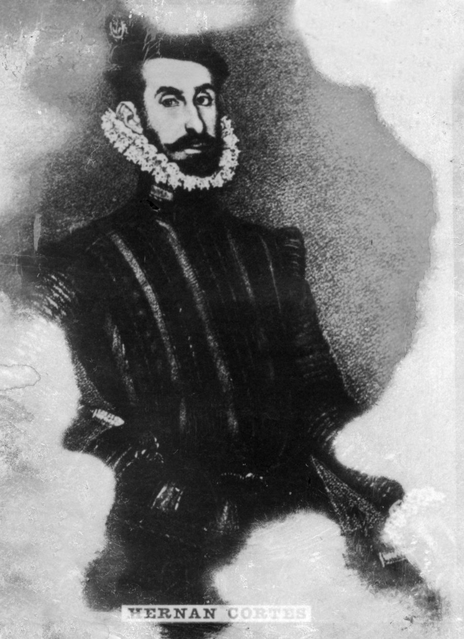 Hernan Cortes, 1485-1547, 20. léta 20. století od Unbekannt
