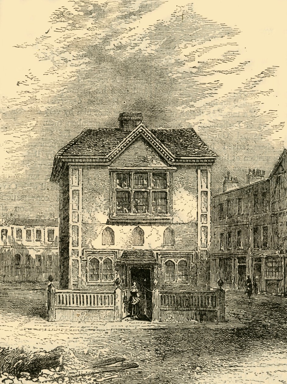 Hickss Hall asi 1750, c1872. od Unbekannt
