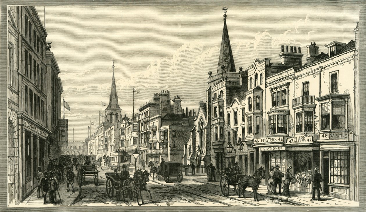 High Street, Southampton, 1898. od Unbekannt