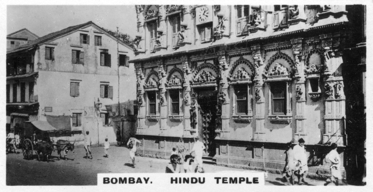 Hinduistický chrám, Bombay, Indie, c1925 od Unbekannt