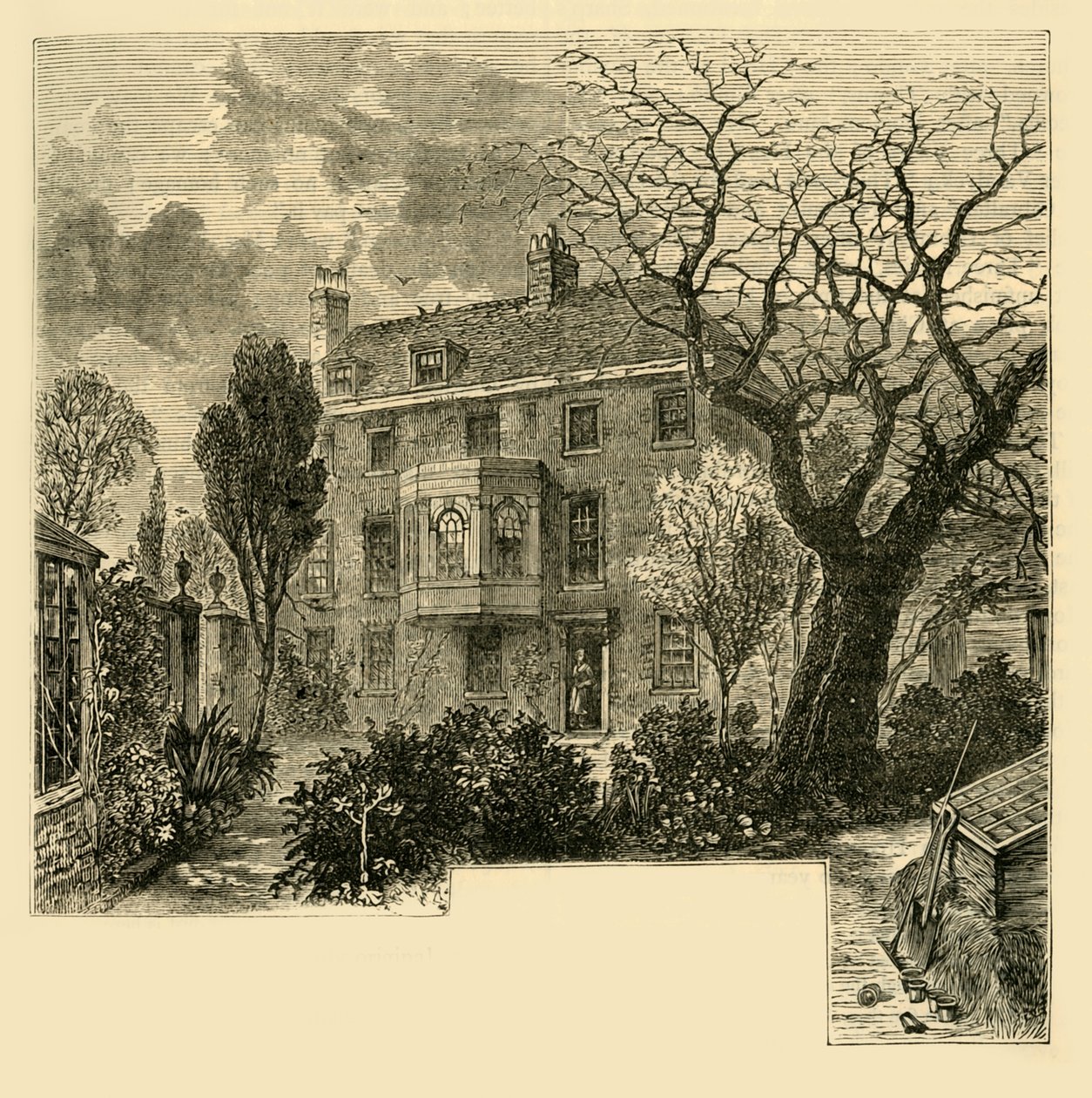 Hogarthův dům, c1878. od Unbekannt