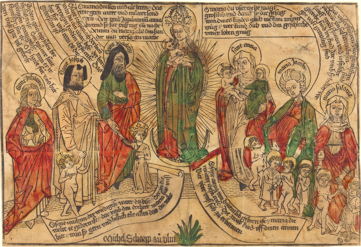 Svaté příbuzenství, 14901500. od Unbekannt